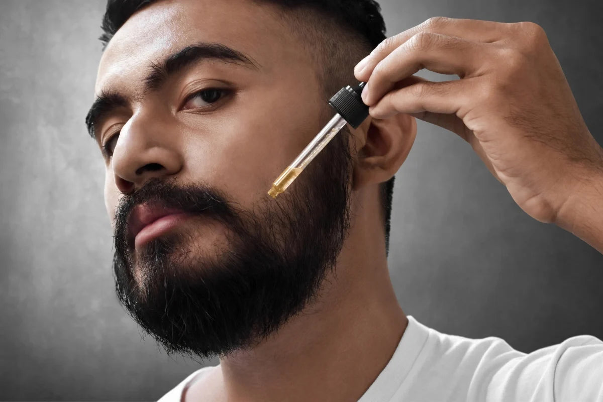 Huile de jojoba : barbe
