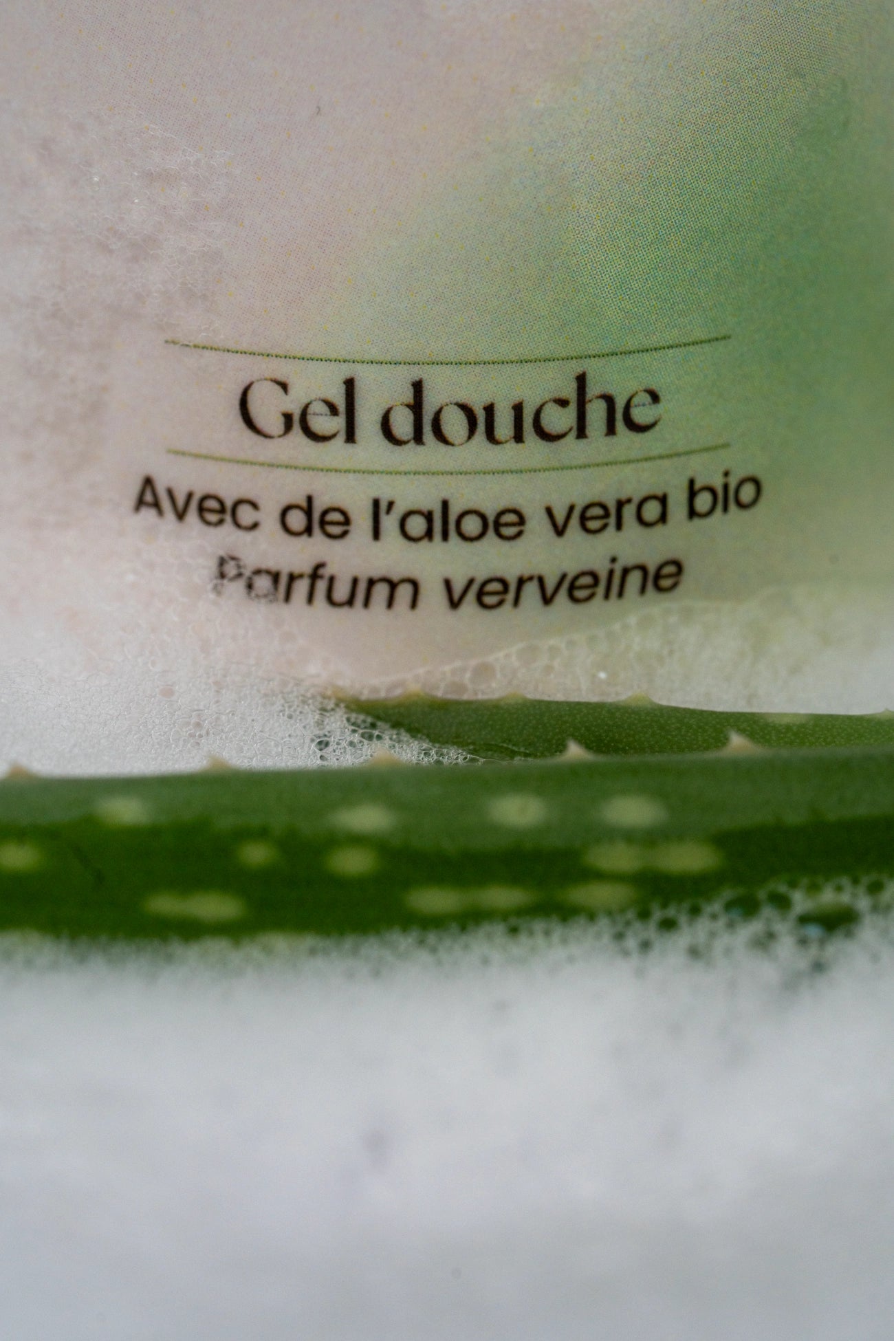 Gel douche à l’aloe vera bio – parfum verveine